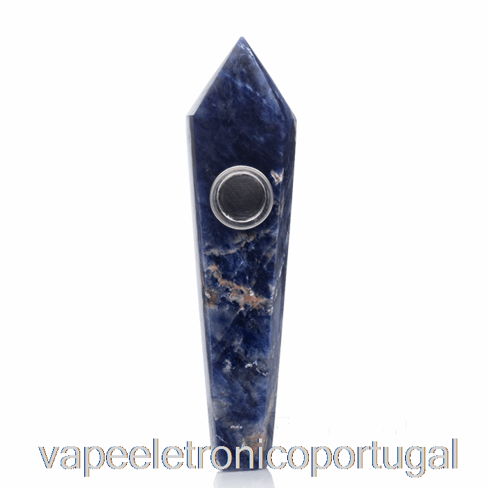 Vape Eletrônico Projeto Astral Tubos De Pedras Preciosas Sodalita Azul